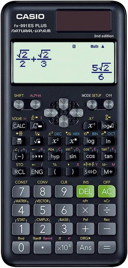 scintific calculator casio fx 991 es plusالة حاسبة كاسيو علمية