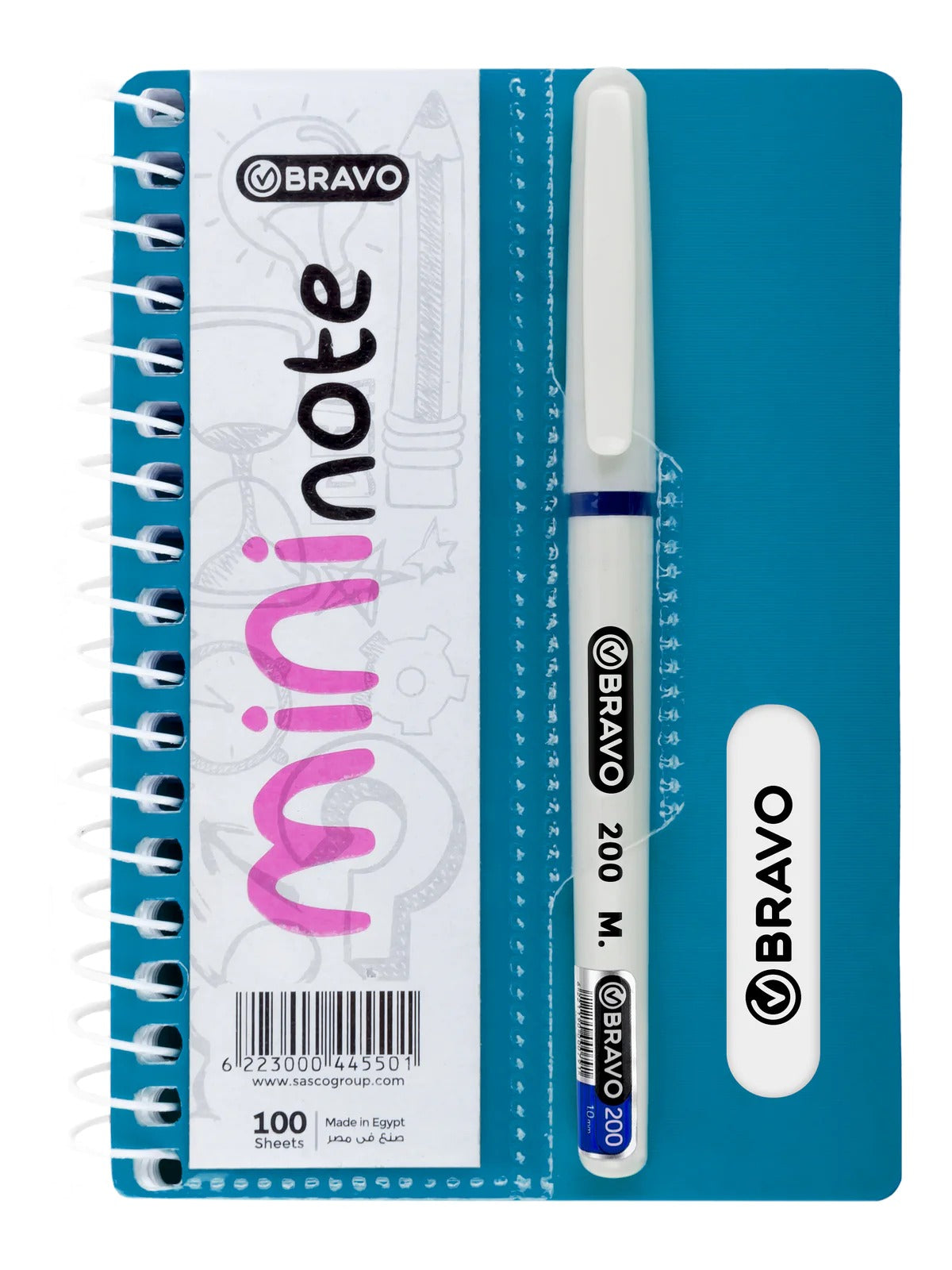 Mini Note Bravo 100 sheets with pen