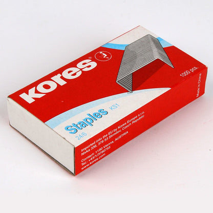 A box of staplers, size 24/6. The number of the box is 1000 staples