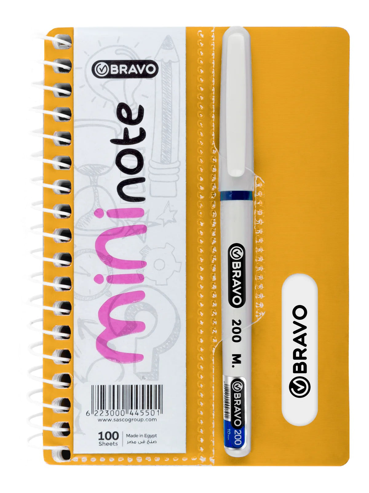 Mini Note Bravo 100 sheets with pen