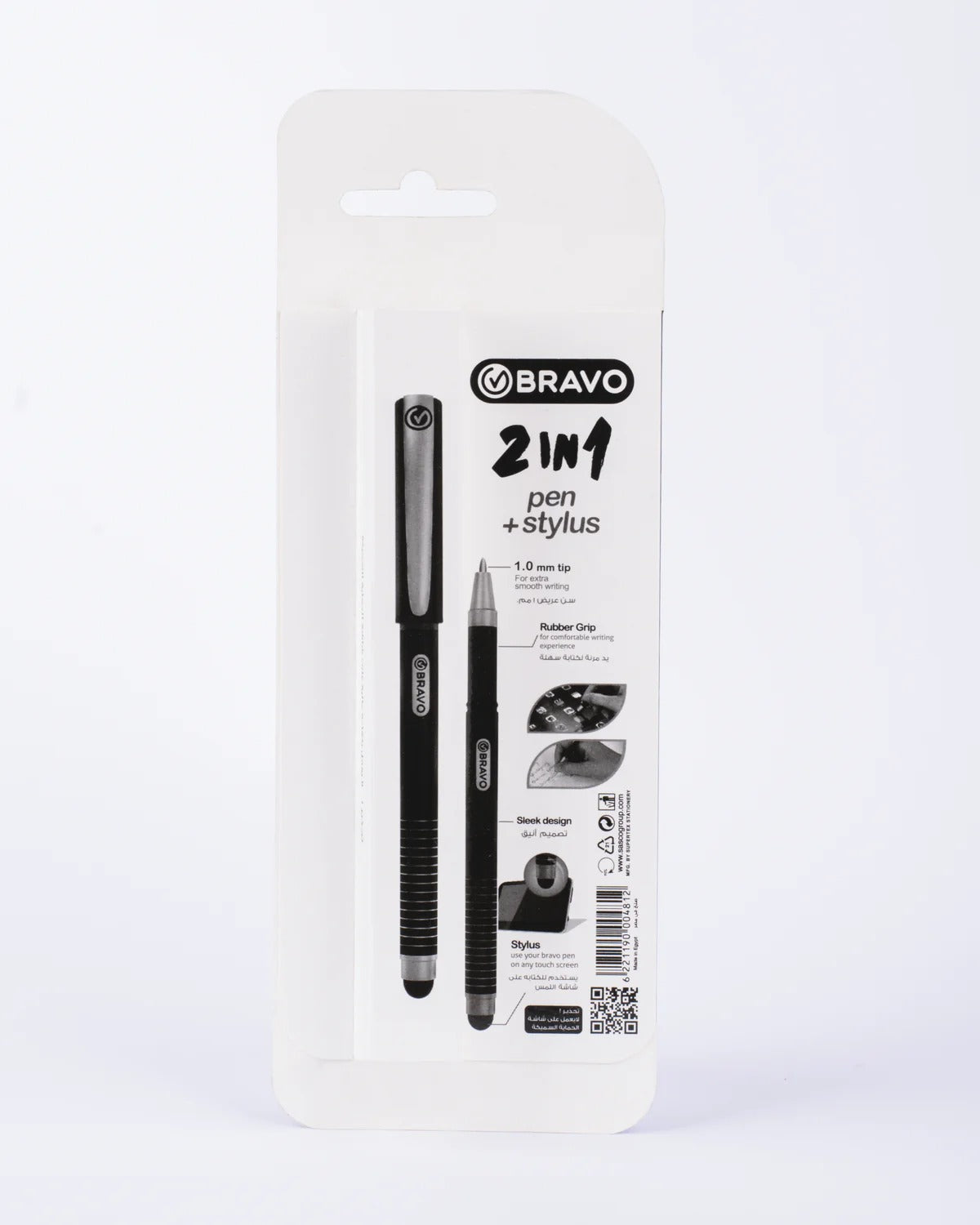 Bravo Stylus Ballpoint Pen 2*1 Touch