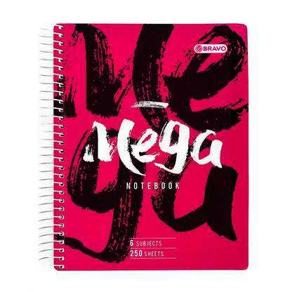 Mega notebook 250 sheets