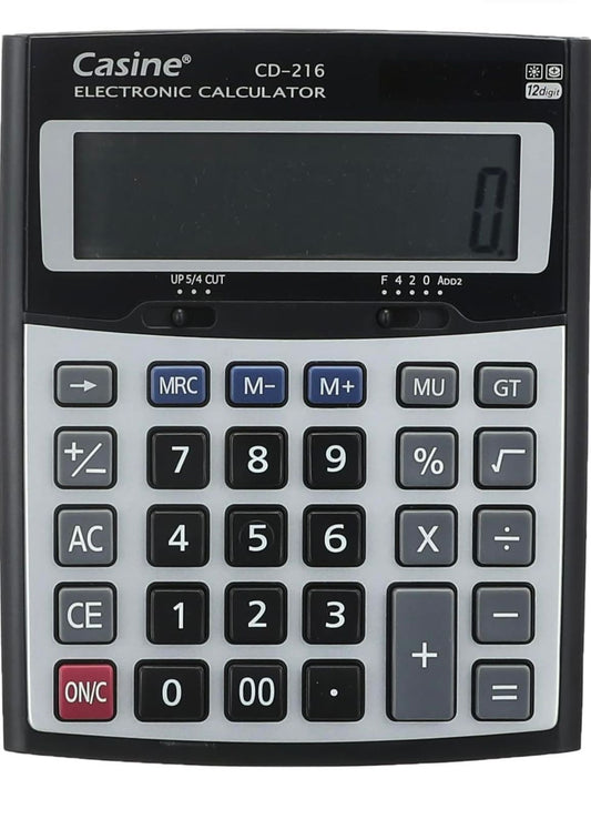 Casine 12-digit desktop calculator CD-216